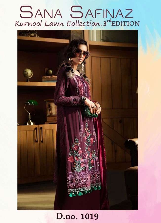 SANA SAFINAZ KURNOOL LAWN COLLECTION 3RD EDITION - Karachi Cotton